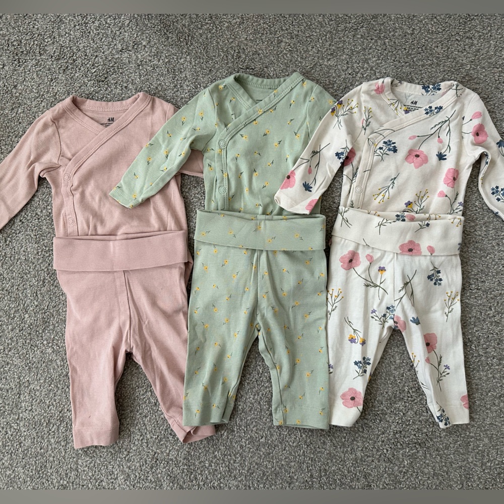 H&M Set of Three Baby Outfits